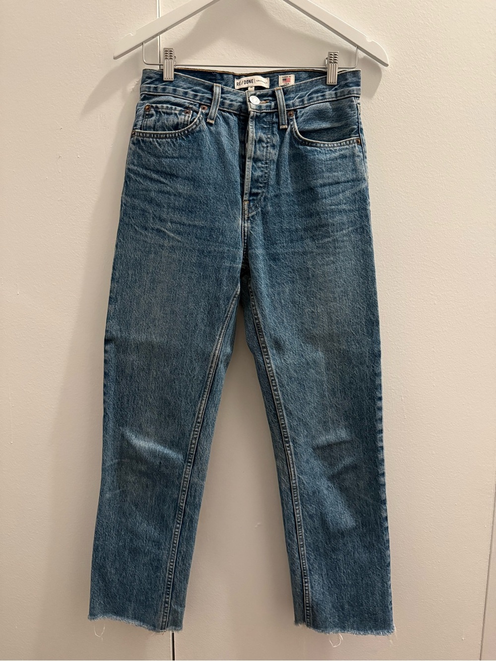 Re/Done Originals Straight Women’s Jeans in Blue